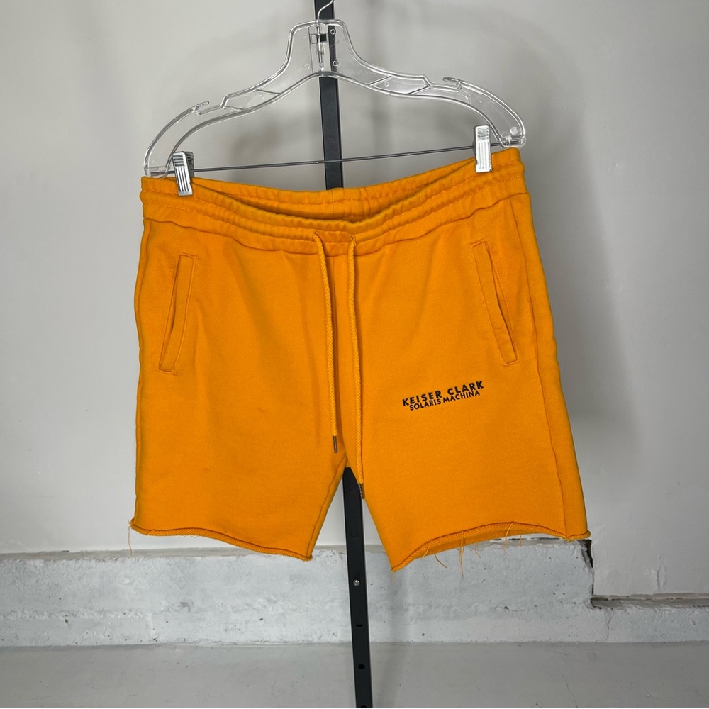 Keiser Clark Solaris Machina L sweat shorts in yellow cotton